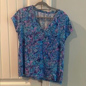 Lilly Pulitzer Blue Short Sleeve t shirt